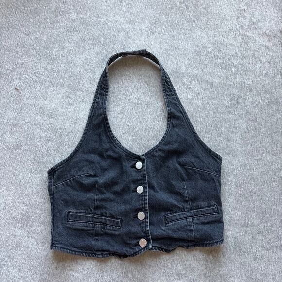 Rolla’s Tops - Rolla’s Denim Halter
